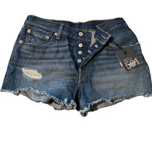 New 501 Levi Shorts tags still attached
